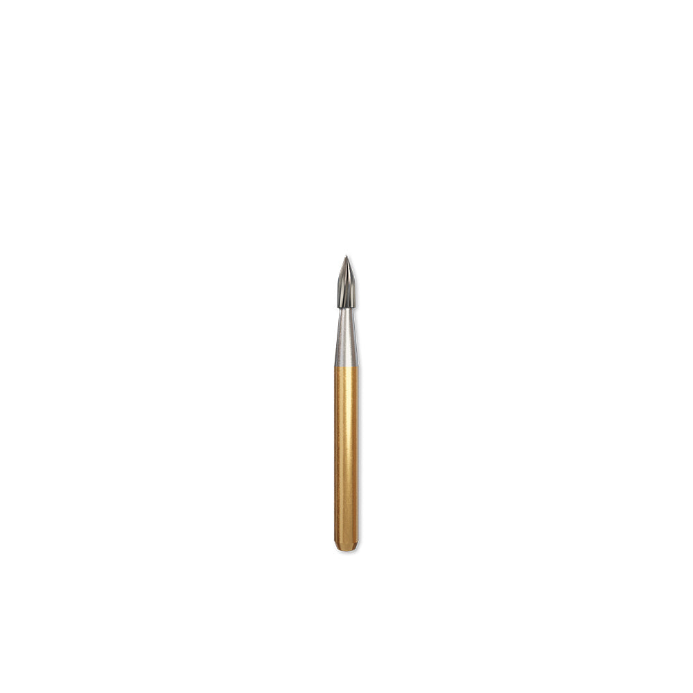 Coltene Whaledent R707102 Alpen FG #7102 12-Flute Flame Shaped Trimming & Finishing Carbide Bur 5/Pk