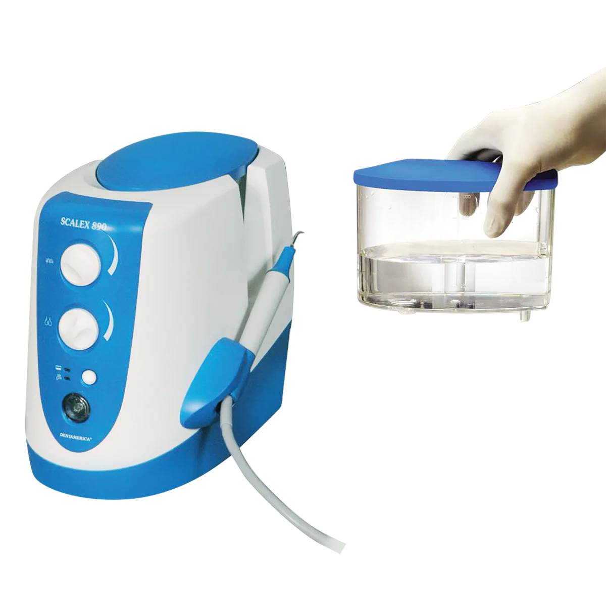 Dentamerica 890 Scalex Self-Contained Piezo Ultrasonic Scaler With 3 Univeral A Tips