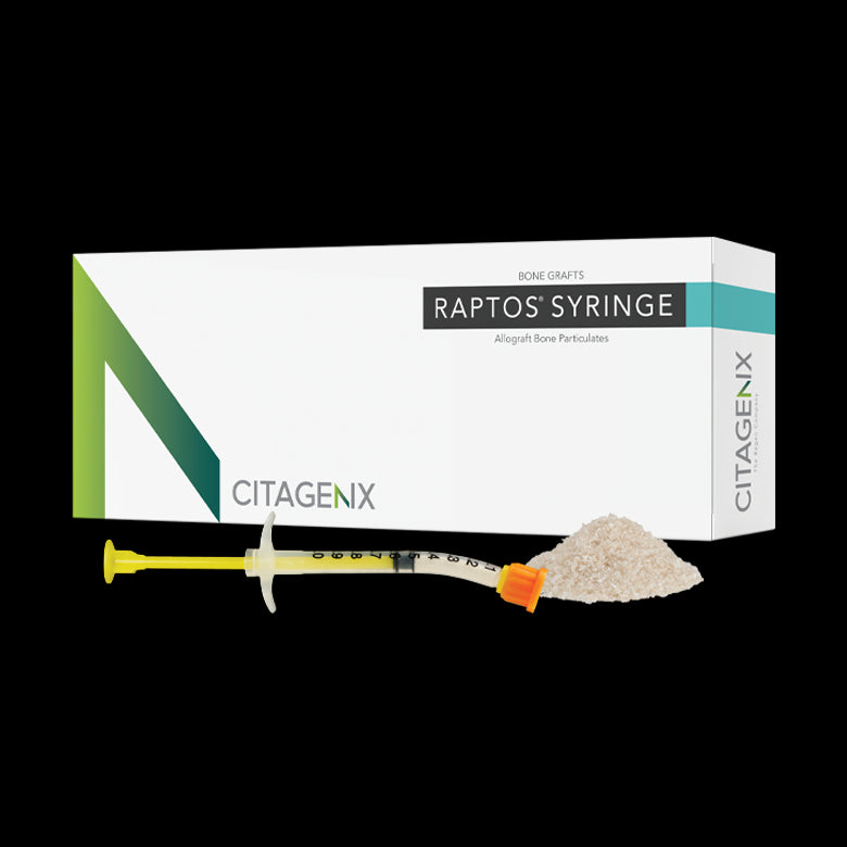 Citagenix CCB02S-02 Raptos 0.25cc Blended Bone Allograft Syringe 0.20-0.85mm