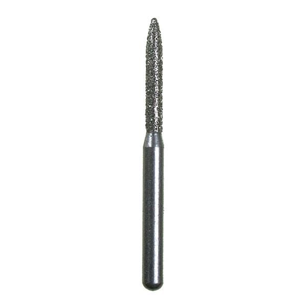 Spring Health 260.8F-25PK FG #260.8 Flame Shaped Fine Grit Diamond Burs 25/Pk