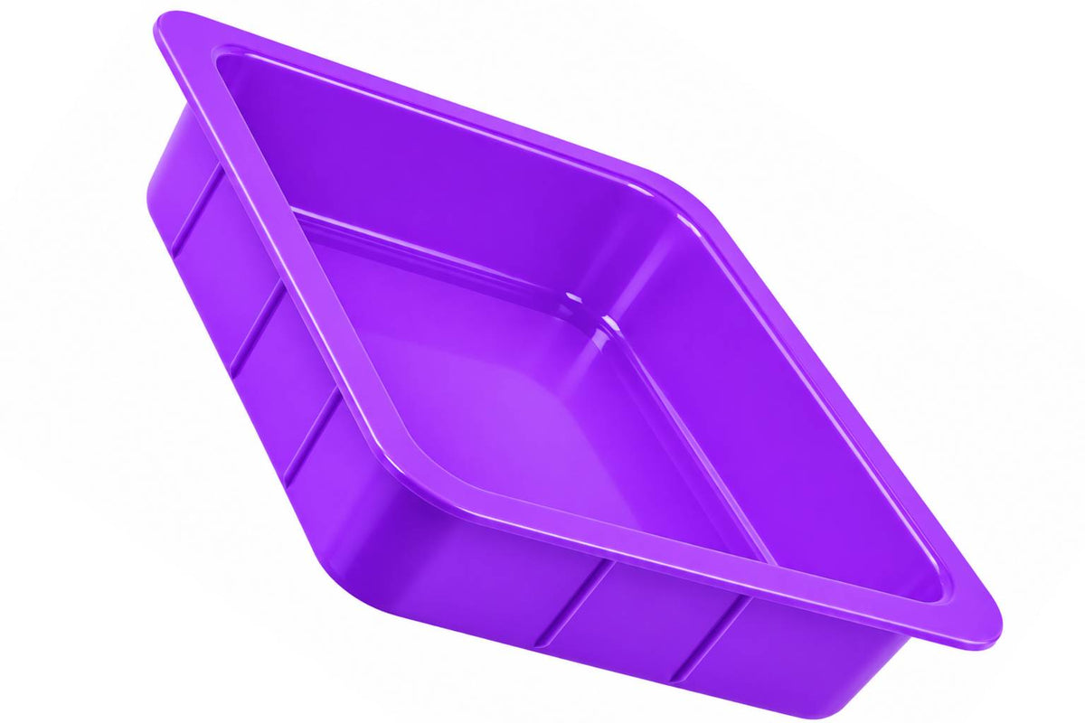 Plasdent 500TBS-10N Dental Operation Tub Neon Purple 9-3/8