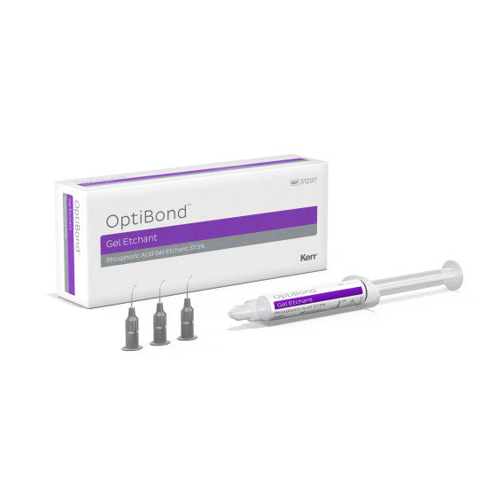 Kerr Dental 31297 Gel Etchant Kit 37.5% Phosphoric Acid Purple Syringes 3/Pk
