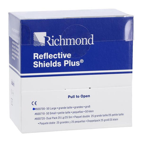 Richmond Dental 600700 Reflective Shields Plus Moisture Abatement Pads Large 50/Bx