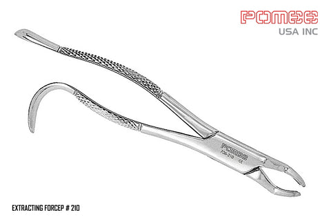 House Brand 706-210 Pomee - Extracting Forceps #210 Shape