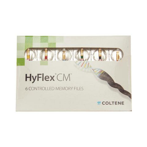 Coltene Whaledent H825LRG Hyflex CM NiTi Memory Files 25mm Assorted Large 6/Pk