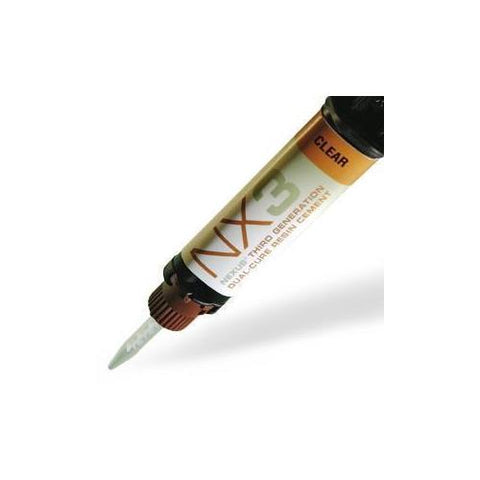 Kerr Dental 33643 NX3 Universal Adhesive Resin Cement Dual Cure Automix Syringe Clear 5 Gm