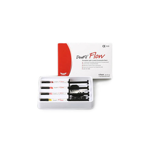 Vericom FR102-A2KIT DenFil Flow Flowable Composite Syringe Kit A2 4/Pk 2 Gm