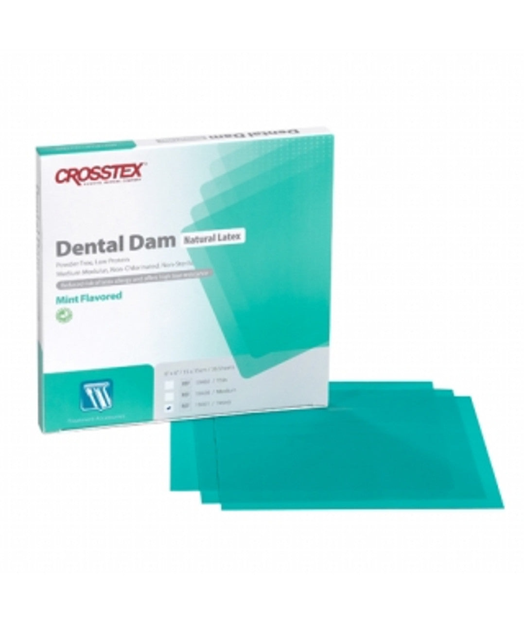 Crosstex 19201 Dental Dam Latex Mint 5