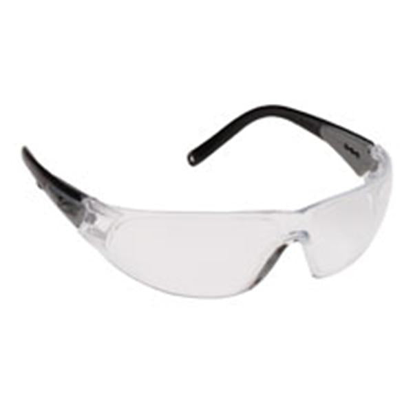 Palmero Sales 3553 Pro-Vision Contour Wrap Eyewear Black Frame Clear Lens