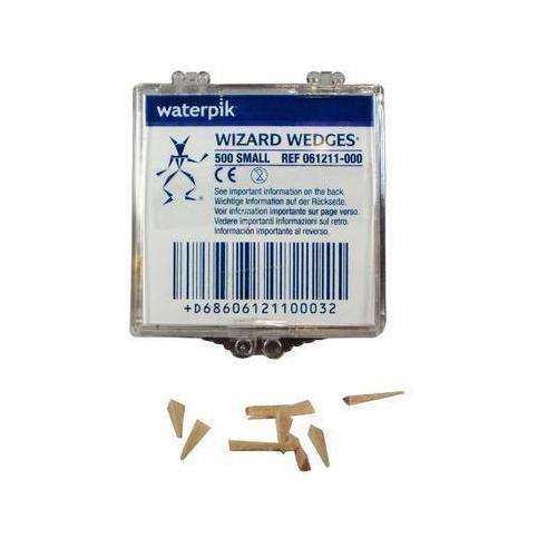 WaterPik 61211 Wizard Wedges Small Triangular Birchwood Matrix Wedges 500/Bx