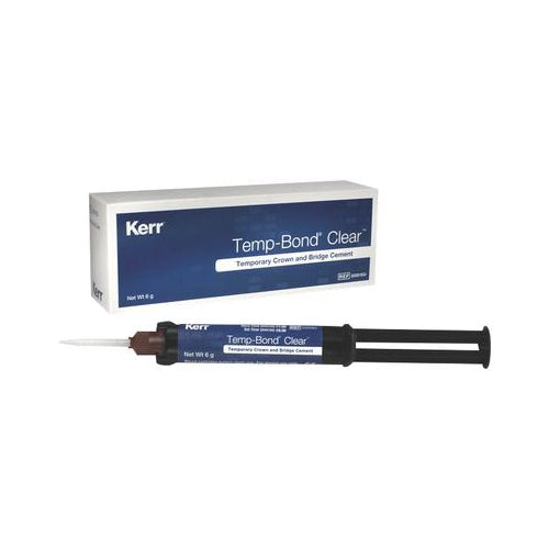 Kerr Dental 33351 TempBond Clear Temporary Cement With Triclosan Automix Syringe 7 Gm EXP Dec 2025