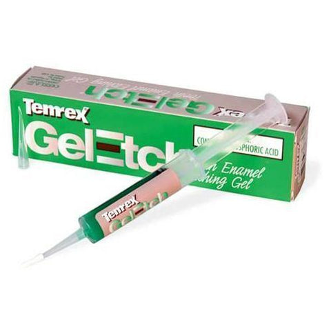 Temrex 6575 Gel-Etch Dental Etching Gel Bulk Kit 35% Green 60 Gm