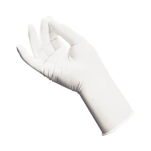 Dash Medical AW100S Alasta White Nitrile Exam Gloves Powder Free Small 100/Bx