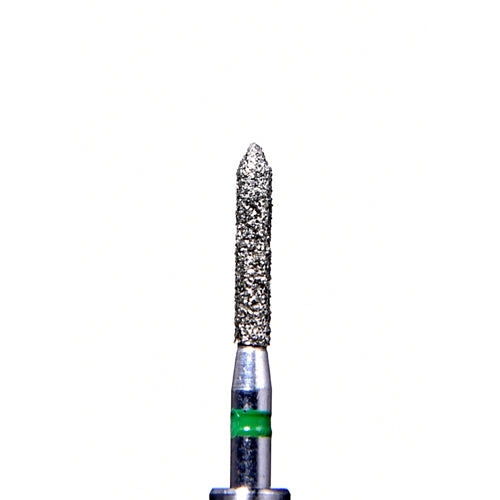 Mydent 878-014C Defend FG Friction Grip Beveled Cylinder Coarse Grit Diamond Burs 10/Pk