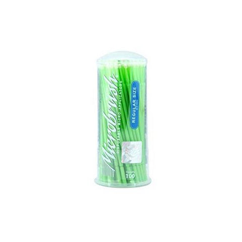 Microbrush MRG100 Micro Applicators Tube Series Regular Green 100/Pk