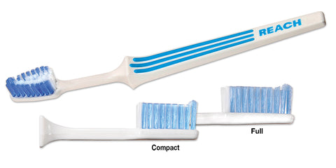 J&J Dental 507219-72 Reach Advanced Design Toothbrushes Adult Soft Compact 72/Pk