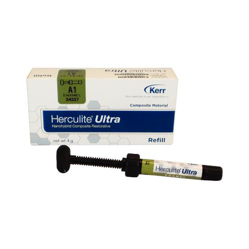 Kerr Dental 34337 Herculite Ultra Universal Restorative Composite Syringe A1 Enamel 4gm