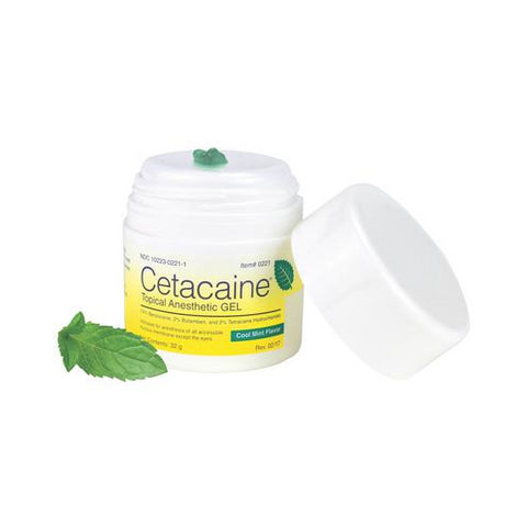 Cetylite 0221 Cetacaine Topical Gel 14% Cool Mint Flavor 32 Gm Jar