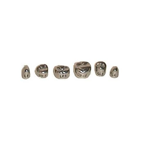 House Brand EV1LR5 Evolve Stainless Steel Primary Molar Crowns 1st Lower Right #5 5/Pk