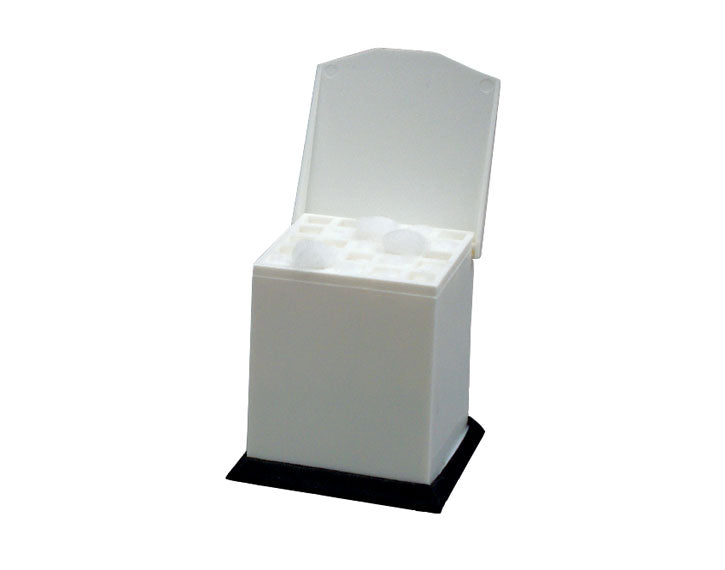 Zirc Dental 28R850 Cotton Pellet Dispenser White 1 7/8
