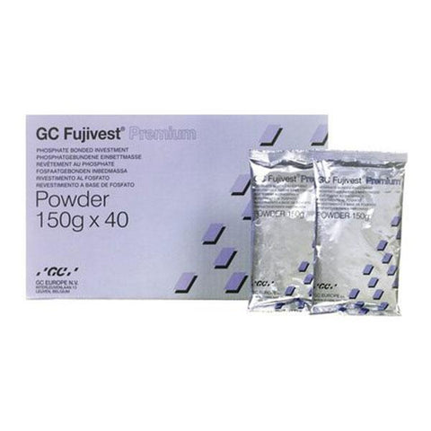 GC 890183 Fujivest Premium Phosphate Bonded Investment Powder 40/Pk 150 Gm