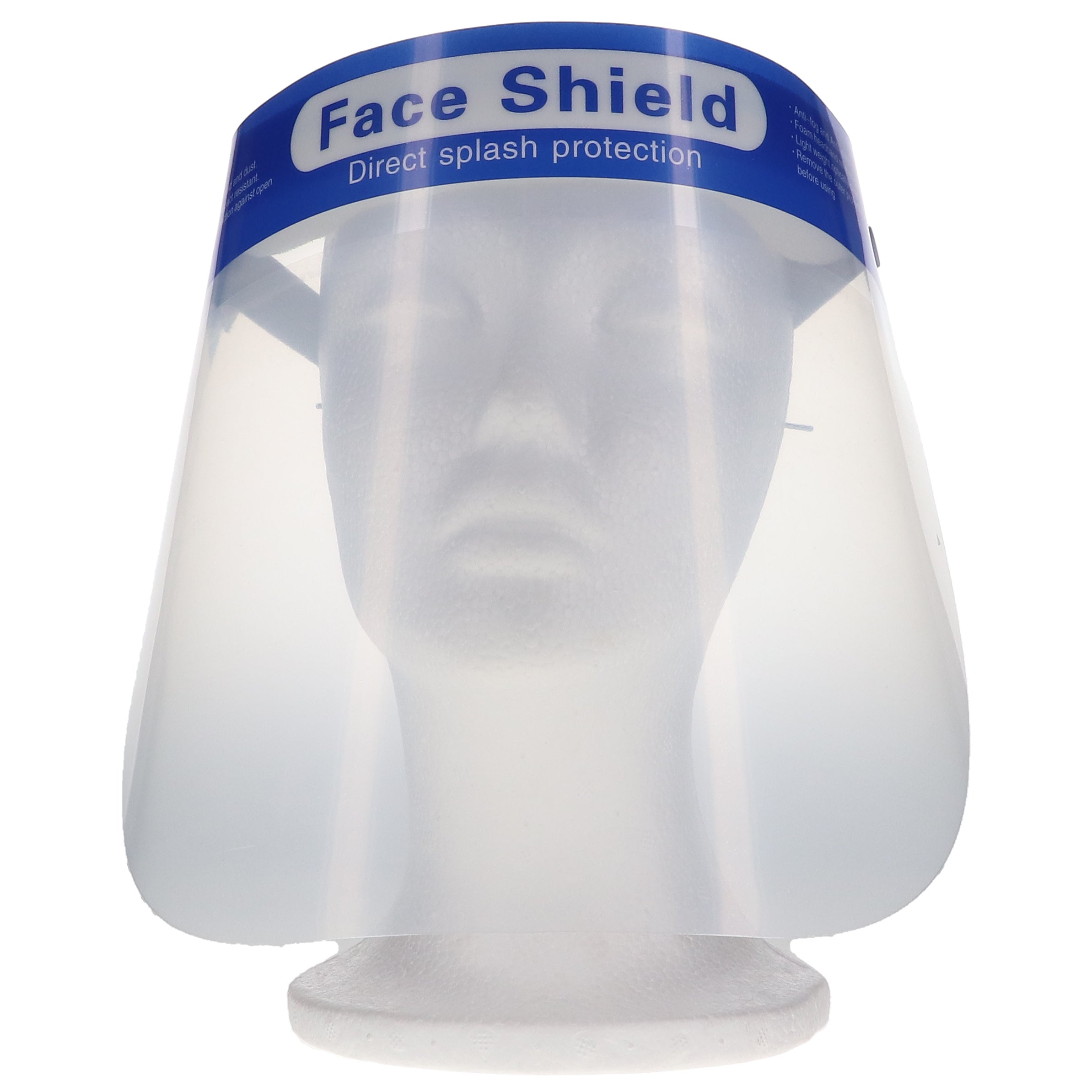 House Brand Dentistry 101215  Face Shields Blue Form Anti-fog 32cm x 22cm