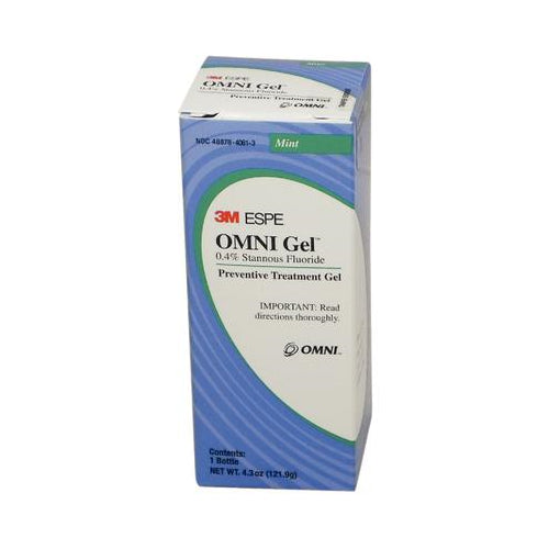 3M ESPE 12106M Omni Gel 0.4% SnF2 Stannous Fluoride Gel Mint 4.3 Oz