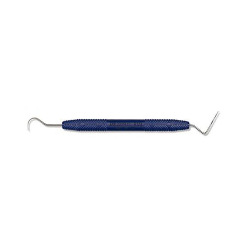 PDT R223 Cruise Line Double End Expro EX23/PR12 Dental Explorer Resin Blue