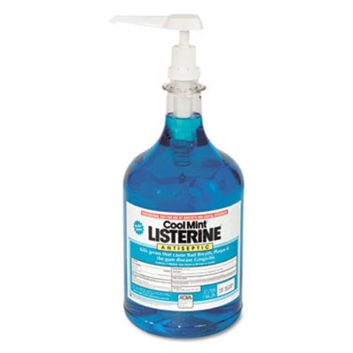 Warner Lambert Company 42750 Cool Mint Listerine Mouthwash 1 Gallon Pump Bottle 1/Pk