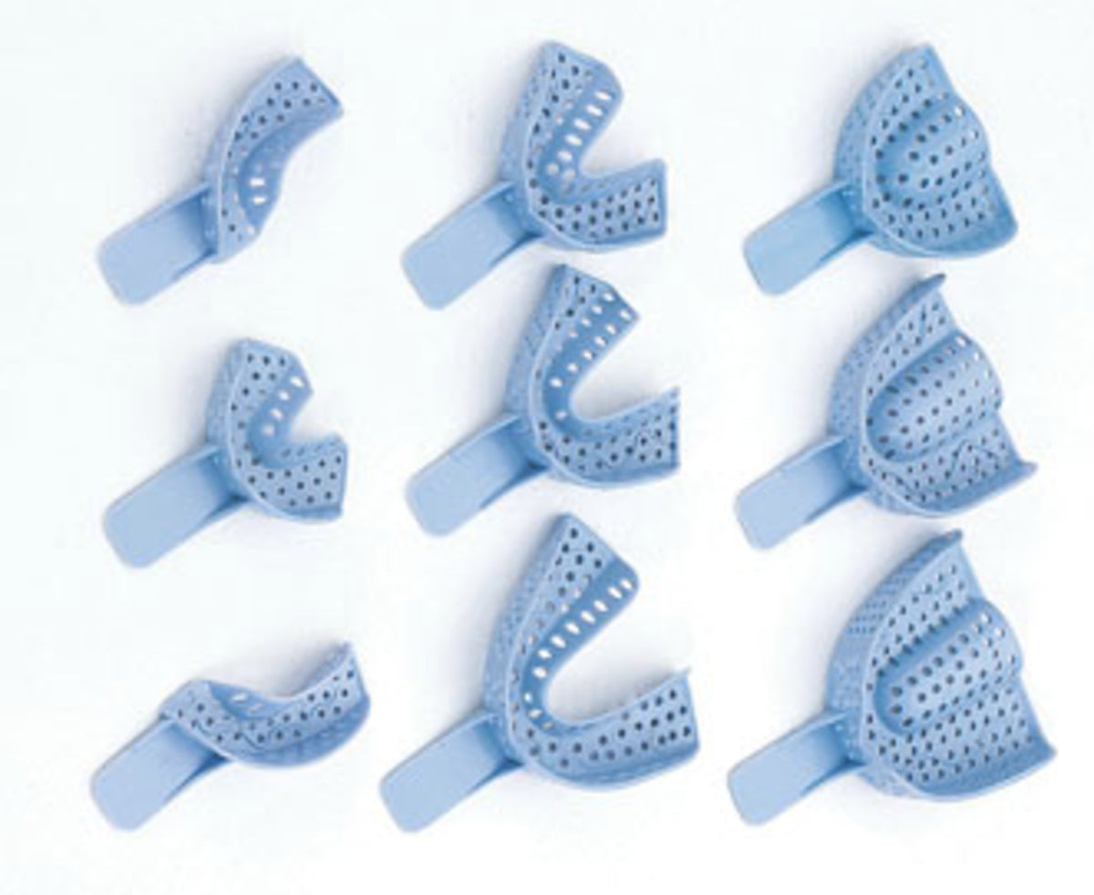 Plasdent IT2-MU Excellent II Impression Trays #3 Medium Upper Arch 12/Pk