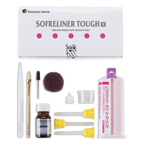 Tokuyama 23401 Sofreliner Tough Soft Kit Silicone Denture Relining Material