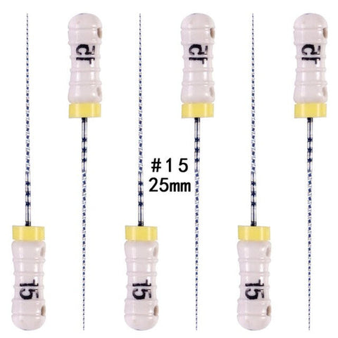 Dentsply Maillefer A012X02501504 Ready-Steel C+File 25mm #15 Stainless Steel Sterile 6/Pk