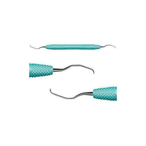 PDT R028 Amazing Gracey 13/14  Dental CuretteDouble End Green Resin Handle