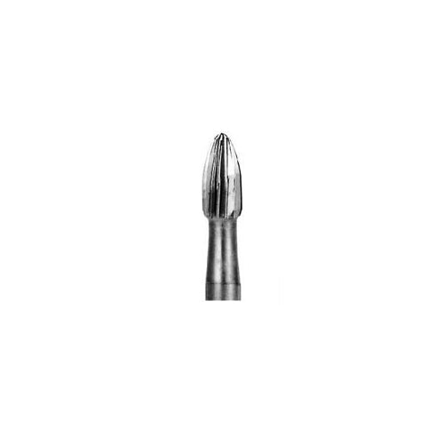 House Brand 7404TF-5 FG Friction Grip #7404 Trimming & Finishing 12 Blade Egg Carbide Burs 5/Pk