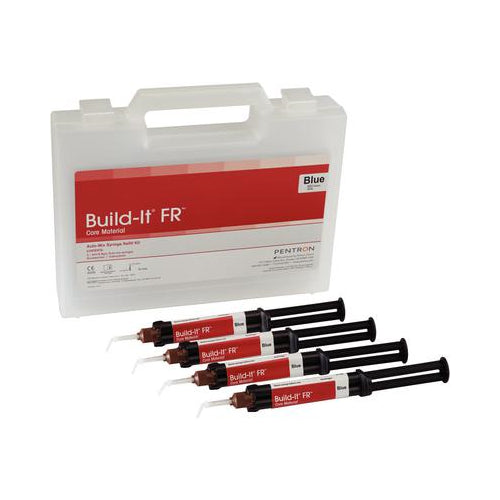 Pentron Clinical N32FD Build-It FR Core Material Mini Mix Syringes Blue 4/Pk 4 mL