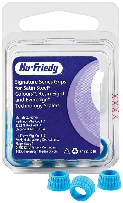 Hu-Friedy SSG12 IMS Signature Series Dental Instrument Grips Blue 16/Pk