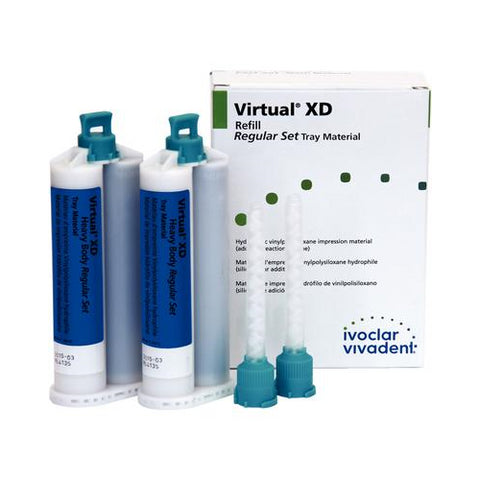 Ivoclar Vivadent 646460 Virtual XD VPS Impression Material Heavy Body Regular Set
