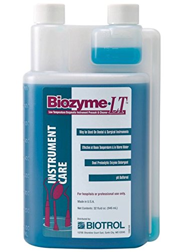 Biotrol BLT900 Biozyme LT Enzymatic Ultrasonic Detergent Concentrate 32 Oz