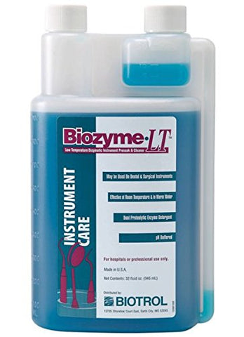 Biotrol BLT900 Biozyme LT Enzymatic Ultrasonic Detergent Concentrate 32 Oz