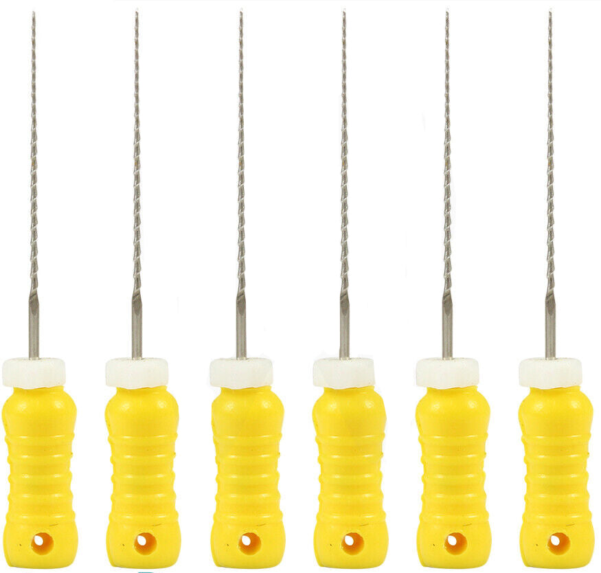 Mani HF2120 Endodontic Hedstrom Files 21mm #20 ISO Colored Stainless Steel 6/Pk