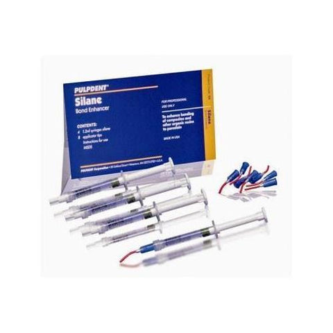Pulpdent SIL Porcelaine Silane Bond Enhancer Dental Syringe Kit 1.2mL 4/Bx