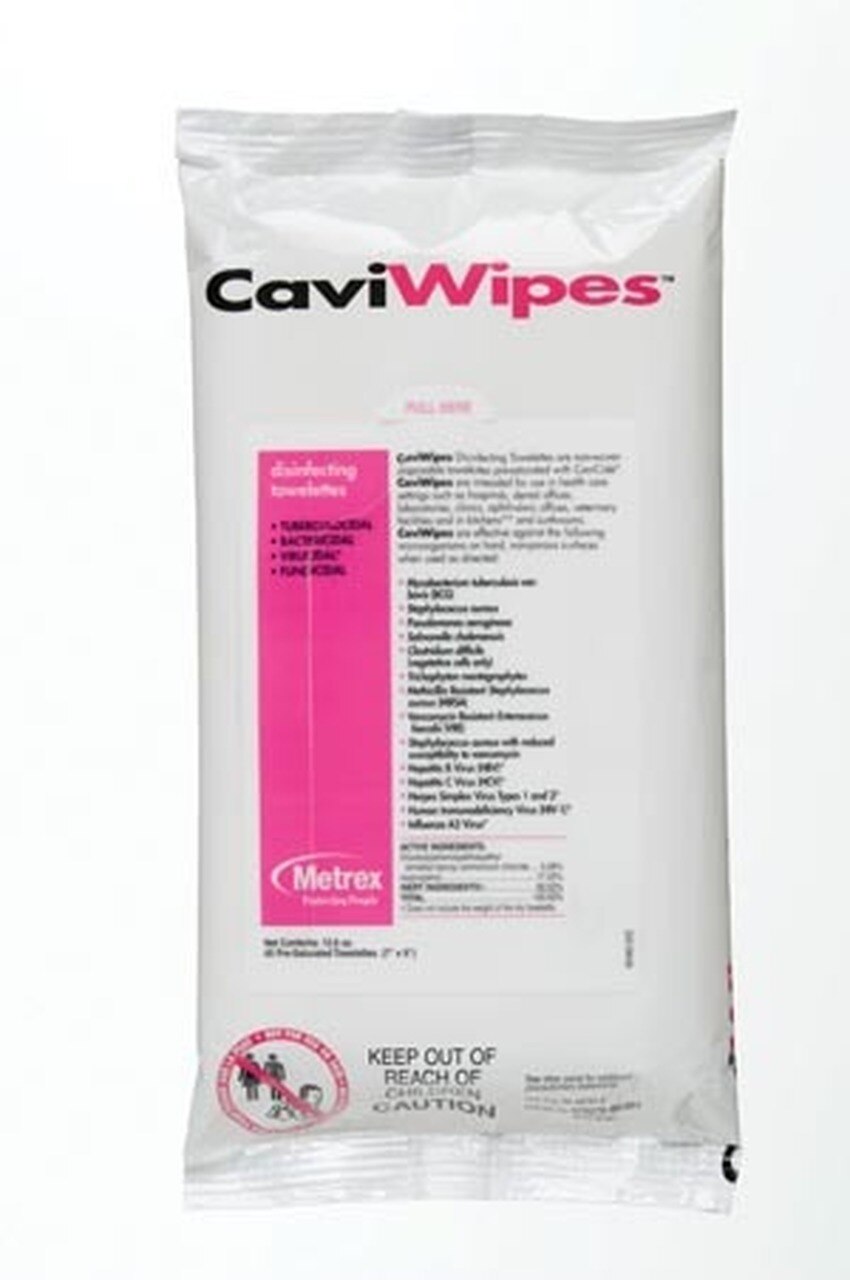 Metrex 13-1224 CaviWipes Sterilization Disposable Wipes 7