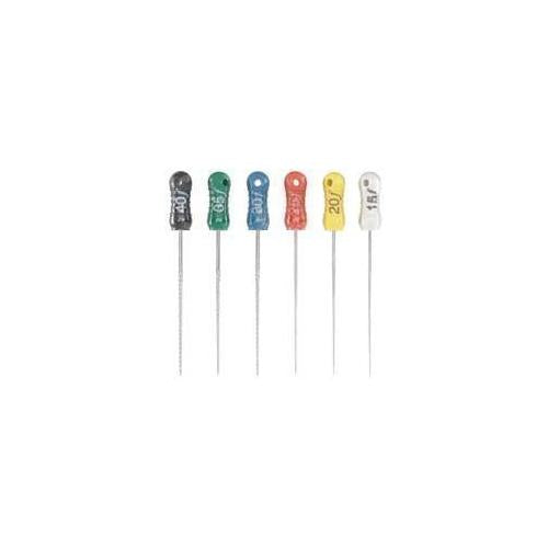 Miltex Integra 012-10196 Mor-Flex K-Files 31mm #45-80 Assorted 6/Bx