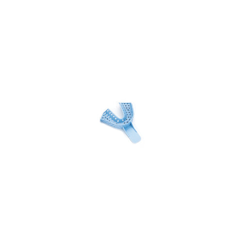 Plasdent IT2-ML Excellent II Impression Trays #4 Medium Lower Arch Blue 12/Bg