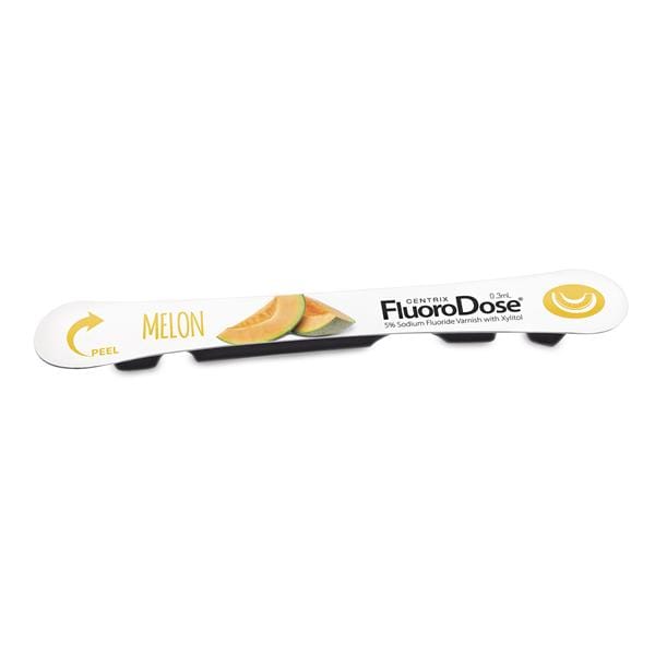 Centrix 360107 Fluorodose Dental Fluoride Varnish Melon 120/Pk 0.3 mL