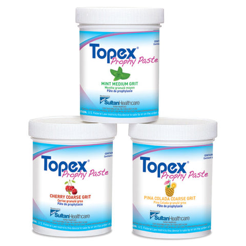 Sultan 30022 Topex Prophy Paste Jar Coarse Mint 12 oz