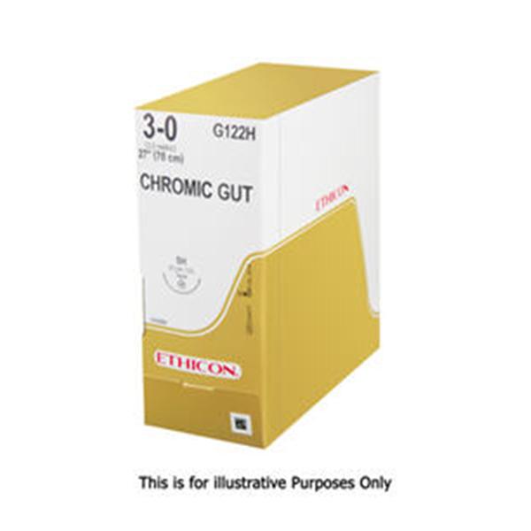 J&J Ethicon 1658G Chromic Gut BGE Brown Monofilament Sutures P2 5/0 18