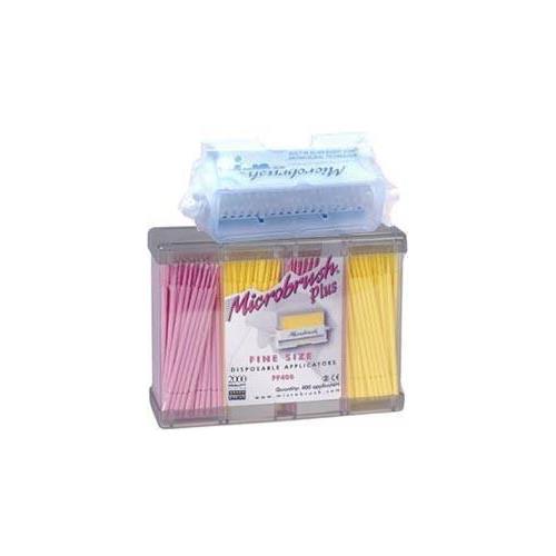 Microbrush PF400-KIT Plus Dispenser Series Micro Applicators Fine Yellow/Pink Kit 400/Pk