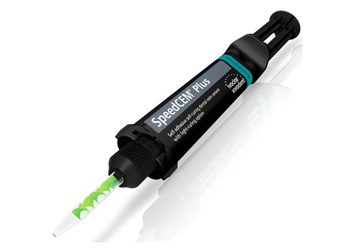 Ivoclar Vivadent 681712 SpeedCEM Plus Resin Dental Cement Transparent 9 Gm