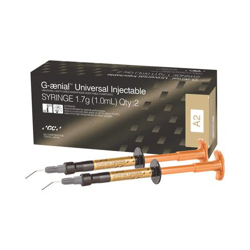 GC 012365 G-aenial Universal Injectable Dental Composite A2 2/Pk 1.7 Gm